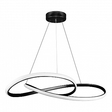 Pendente LED Laço Bivolt 36W 3.000K Preto