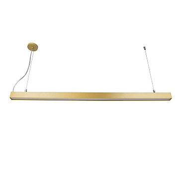 Pendente LED Mizan 1m 30W Bivolt 4.100K - Dourado