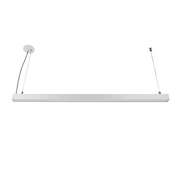 Pendente LED Mizan 1m 30W Bivolt 6.500K - Branco Fosco