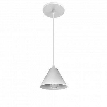 Pendente Lena Alumínio - Branco Fosco