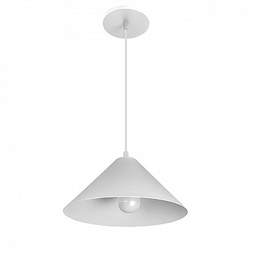 Pendente Luca Alumínio - Branco Fosco