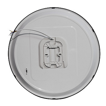Plafon LED Dora 30W 37,5cm Bivolt Temperatura de Cor Ajustável - Preto