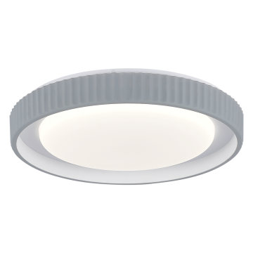 Plafon LED Nara 48W Bivolt Temperatura de Cor Ajustável - Cinza