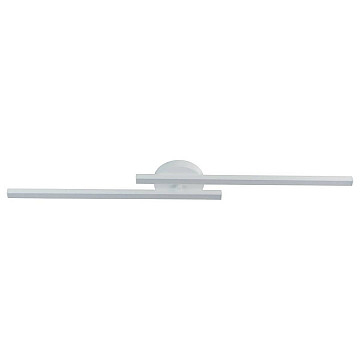 Plafon LED Zig 80cm 24W Bivolt 3.000K - Branco Fosco