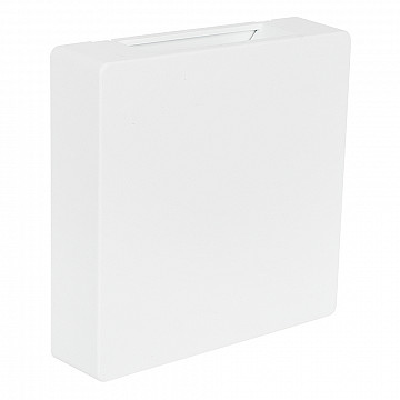 Arandela LED Clean Quadrada 2 Fachos 3W 3.000K - Branco