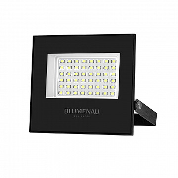Refletor LED Play 50W Alumínio Bivolt IP66 Luz Verde