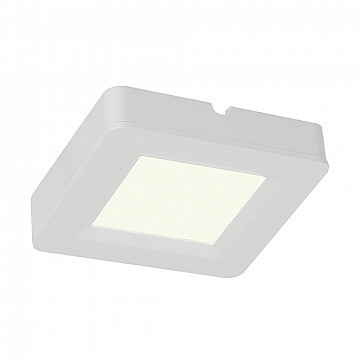 Luminária LED Cabinet Quadrado Embutir/Sobrepor 2W 3.000K - Branco