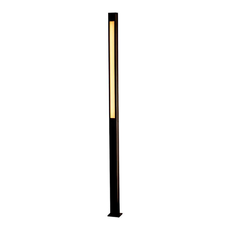 Poste Garten Alumínio 2,50m - Preto Fosco - Blumenau Iluminação