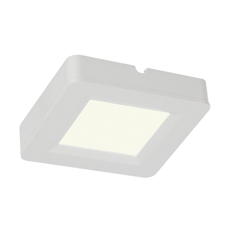 Luminária LED Quadrado 2W 3.000K Branco Blumenau Iluminação